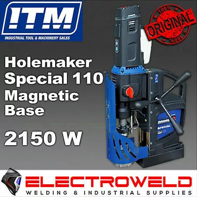 HOLEMAKER Special 110 Magnetic Base Drill Annular Cutting Steel Drilling 3MT • $3924.61