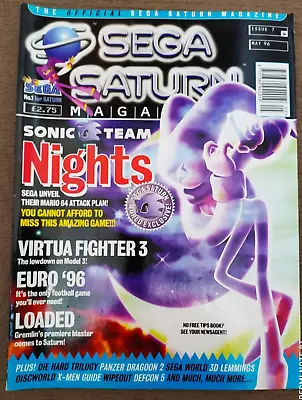 £8.95 • Buy Sega Saturn Magazine No/issue 7 May 96 Rare