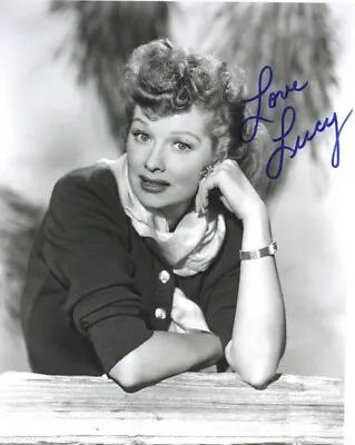 I Love Lucy 8.5x11 Lucille Ball Autograph Signed Photo Signature Poster Reprint • $9.95