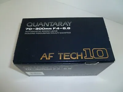 Quantaray 70-300mm Automatic Zoom Lens For Minolta SF AF Tech10 • $24.99