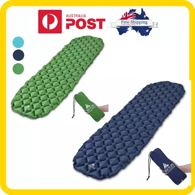 Ultralight Sleeping Mat Compact Inflatable Camping Air Mattress Pad NEW AU • $67.35