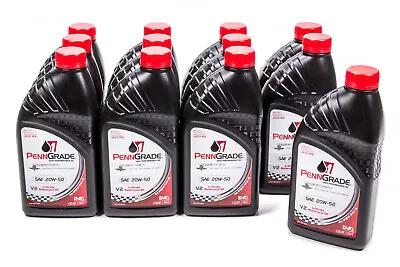 PennGrade Motor Oil - 20W50 - Conventional - 1 Qt - Motorcycle - Set Of 12 • $121.29