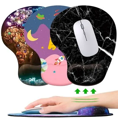 £6.69 • Buy Wrist Rest Mouse Pad Silicone Gaming Non Slip Mice Mat Hand Support Ergonomic