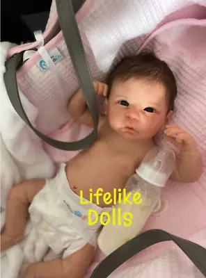 Chloe Boy Girl Linda Murray Custom Reborn  Newborn Baby Like Silicone Life Doll • £599