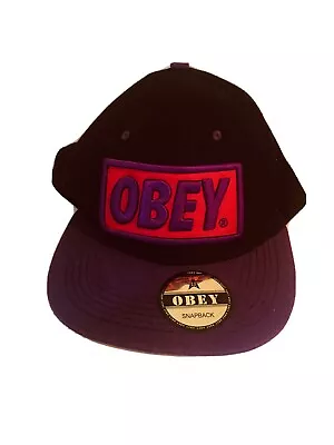 Obey Adjustable SnapBack Baseball Hat. Cap Embroided • $30