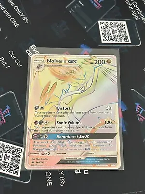 £3.70 • Buy Pokémon Sun & Moon Burning Shadows Noivern GX 160/147 Mint/NM Secret Rare Holo