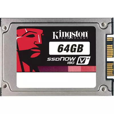 Kingston SSDNow V+180 64GB Micro SATA II 3GB/S 1.8-In SSD (SVP180S2/64G) • £299.99