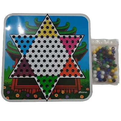 $25.49 • Buy Vintage Pressman Toy Corp. Lithograph Tin Chinese Checkers Game Board 1979