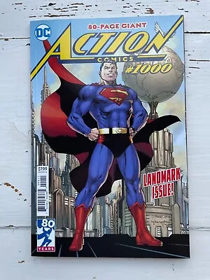 Action Comics #1000 Regular Cover First Printing (2018) V. Fine+ 8.5 • £0.99