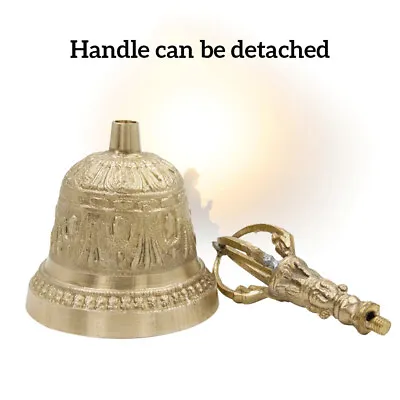 Prayer Bells Dorje Vajra Tibetan Buddhist Meditation Bell Handmade Brass Use For • $16.25