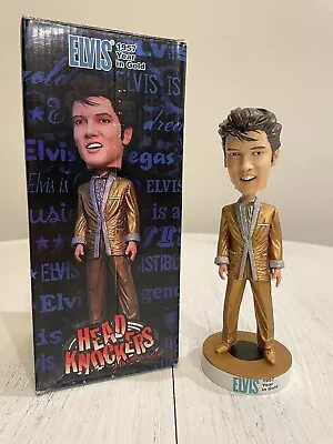 Elvis Head Knockers 1957 Year In Gold Bobble Head • $45