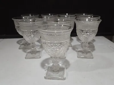 SET OF 12-  Vintage Chroma Imperial Glass 5.5  Water Goblets • $107.99