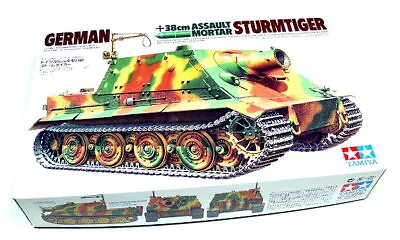 TAMIYA 35177 Military Model 1/35 German 38mm STURMTIGER Scale Hobby • $62.22