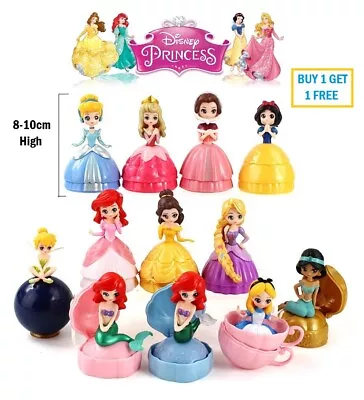 Disney Princess Toy Doll Egg Capsule Cake Topper Ball Figures BUY 1 GET 1 FREE • $15.95