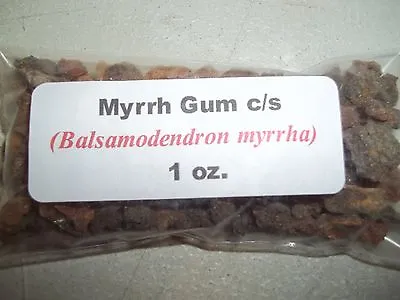 1 Oz. Myrrh Gum Resin  (Balsamodendron Myrrha) • $2.95