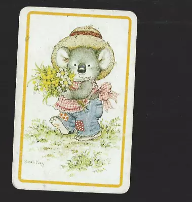 Vintage Swap Playing  Card      1970s   Sarah Kay • $2.30