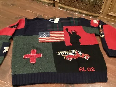 Polo  Ralph Lauren Sweater Xxl For Men. Vintage. 100% Wool. Hand Knit. 9-11 • $750