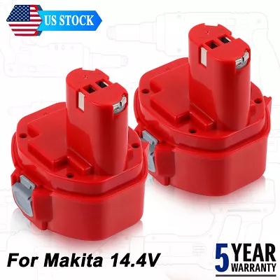 2x For Makita 14.4V 1420 Battery 1422 1433 1434 1435 1435F 192699-A 193158-3 NEW • $25.89