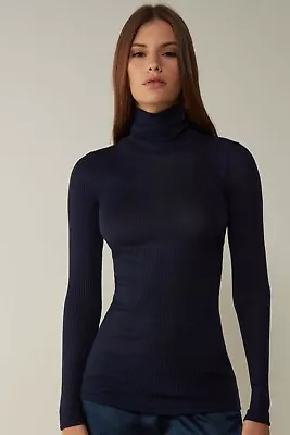 BNWT Intimissimi Wool & Silk Blend High Neck Top. RRP 52£. Size Large (UK 12-14) • £40.99
