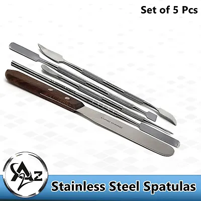 5 Pcs Stainless Steel Cosmetic Make Up Mixing Spatula Tool For Palette Nails Set • $9.99