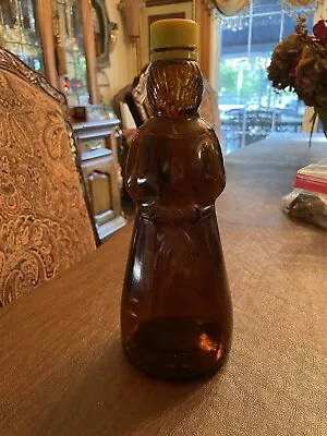 Mrs Butterworth S Glass Amber Bottle • $10