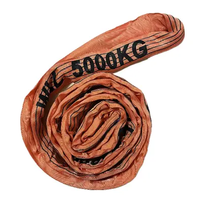 5 Tonne Lifting Round Sling 1 Metre EWL (2M Circ) Polyester Endless Strop 5T • £12.99