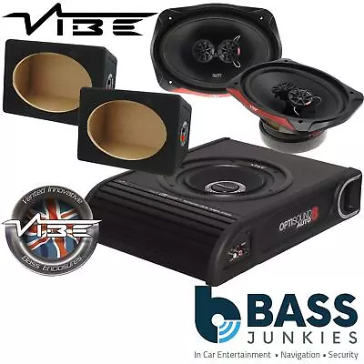 Renault Trafic Van Vibe 900W Underseat Subwoofer & 960 Watts 6X9 & MDF Boxes • £249