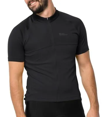 Brand New Jack Wolfskin Morobbia Tshirt Black Size X Large Xl Rrp £70 • £7.50