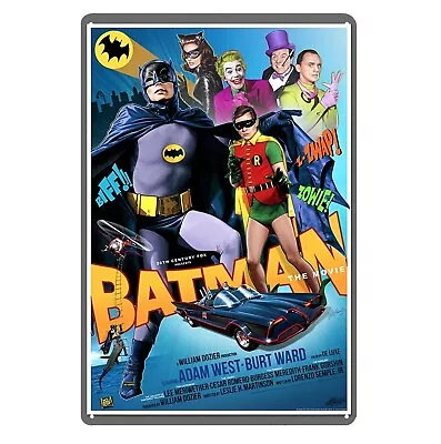 Batman Movie Metal Poster Art 20x30cm Superhero Wall Decor Collectable Tin Sign • $14.90