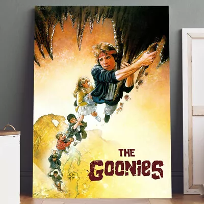 Canvas Print: The Goonies Movie Poster Wall Art • $14.95