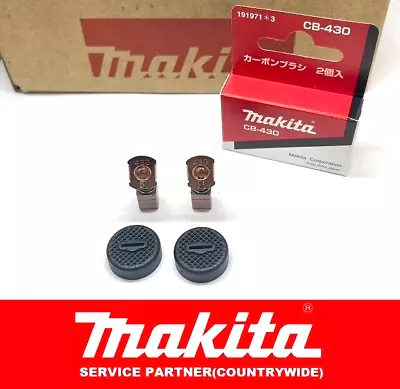 Genuine Makita Carbon Brushes +Caps 18v Lxt Die Grinder DGD800 BGD800 DCO180 • £9.86