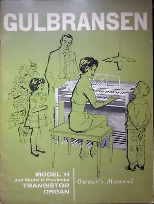 $8.50 • Buy Gulbransen - Magazine, Owner' Manual Model H