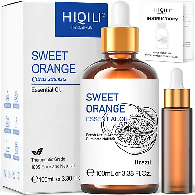 HIQILI 100ml Essential Oil 100% Pure Natural Massage Aroma Diffuser Skin Hair • $10.99