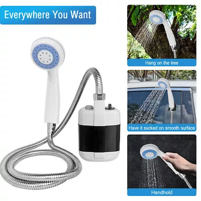 Portable Camping Mobile Shower USB Rechargeable Electric Shower Pump Outdoor AU • $42.99