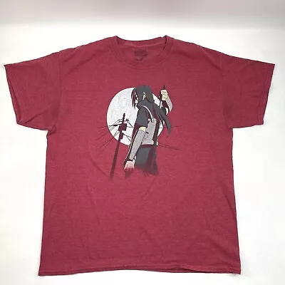 Naruto Shippuden Itachi Uchiha Ripple Junction 20th Red Special T-Shirt Men’s L • $11.90