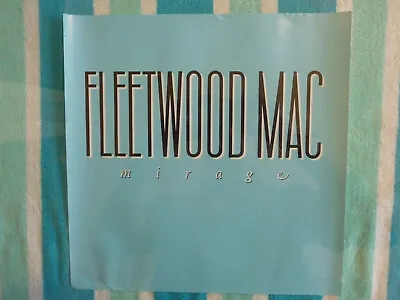 VINTAGE 1982 FLEETWOOD MAC  MIRAGE  PROMO POSTER 12  X 12  BLUE ** • $4.95