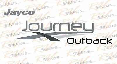 $139 • Buy Jayco 2014 / 2015 Journey Outback FRONT Decals Caravan, Sticker, Graphics