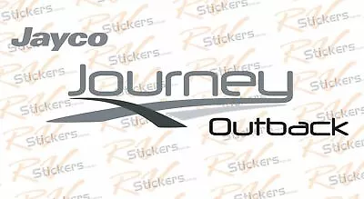 Jayco 2014 / 2015 Journey Outback FRONT Decals Caravan Sticker Graphics • $139