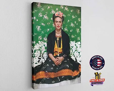 Frida Kahlo Mexican Painter Art Canvas Wall Décor Art Home Print Room Painting  • $202.40