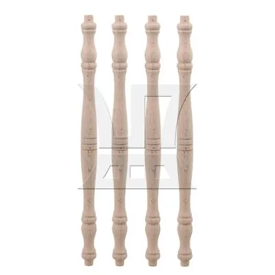 4x H-86 275x18mm Wood Furniture Staircase Baluster Spindle Column For Stair • $15.24