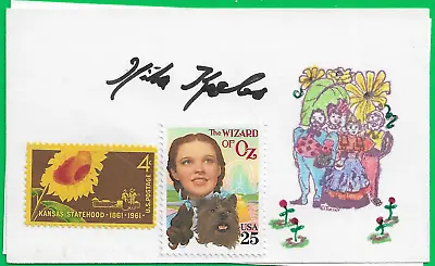 Nita Krebs  Munchkin  Wizard Of Oz Ballerina  Signed 3x5 Index Card With Stamps • $43