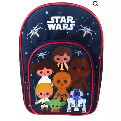£6.99 • Buy Bnwt Official Star Wars Characters Boys Kids Backpack Rucksack School Bag