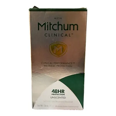 Mitchum Men Clinical Unscented Soft Solid Antiperspirant Deodorant 1.6 Oz. New • $29.90
