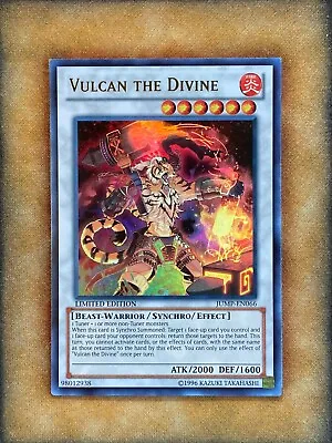 Yugioh Vulcan The Divine JUMP-EN066 Ultra Rare Limited Edition NM • $4.29