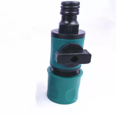 Garden Hose Pipe In Line Tap Shut Off Valve Fitting Connect Adaptor Tool Gadget • £6.28