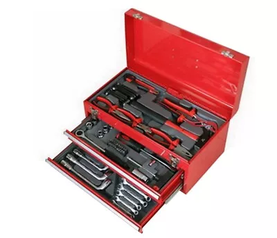 83pc Heavy Duty Mechanic Tool Kit Set Metal Box Chest Socket Spanner Hex Torx • $158