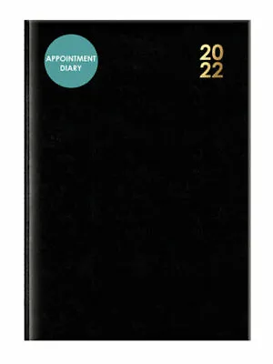 Design Group Hard Cover A5 2020 Appointment Diary - Black • £15