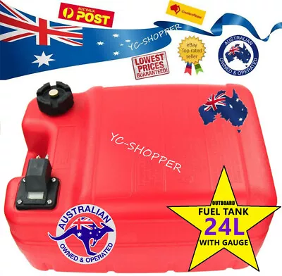 $88.45 • Buy Portable Boat Fuel Tank 24L Yamaha Marine Outboard Fuel Tank W/ Connector