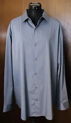 •Alfani•Men's Size XXL•Blue•Modern Pin Stripe•Button-Up•Long Sleeve Shirt•NWT! • $18