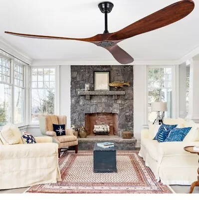 72  Ceiling Fans Without Lights 72 Inch Ceiling Fan With Remote High Cfm  • $209.99